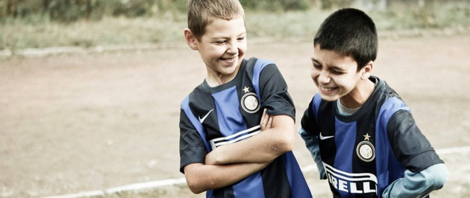 [Nerazzurri friends on and off the pitch]