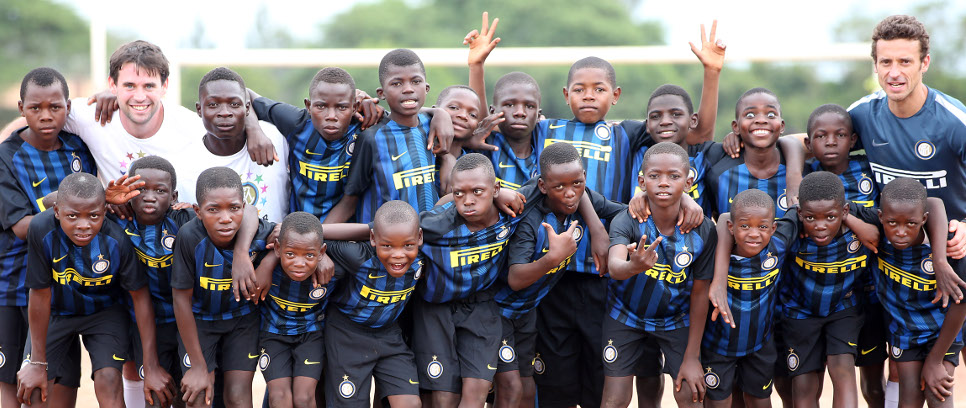 [In Congo con i leopardi nerazzurri]