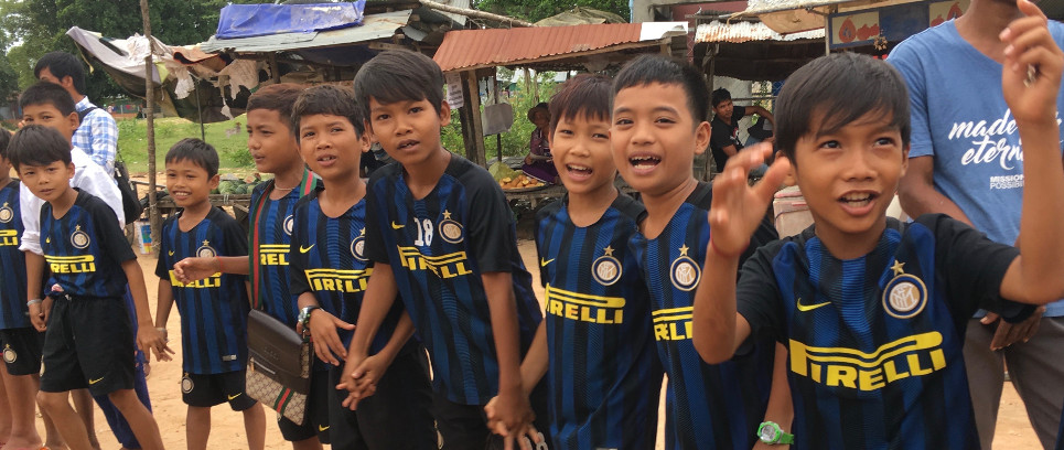 [INTER CAMPUS CAMBOGIA, IL VILLAGGIO RONG SI TINGE DI NERAZZURRO]