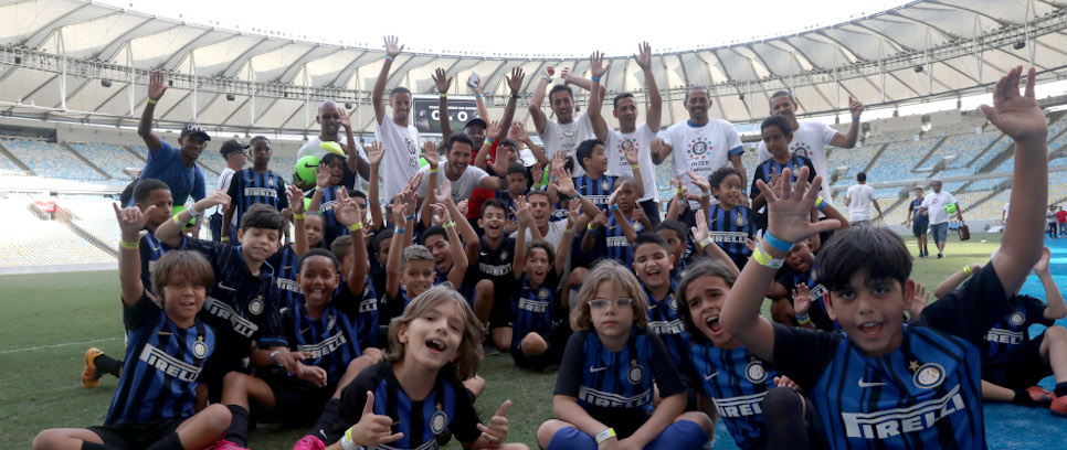 [I bambini di Inter Campus al Maracanã]