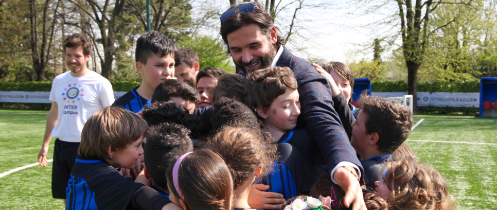 [Lele Adani con Inter Campus: “Il calcio è inclusione pura”]