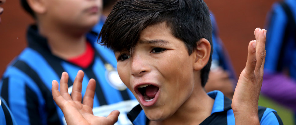 [Campioni d’Italia, la gioia dei bambini di tutto il mondo]