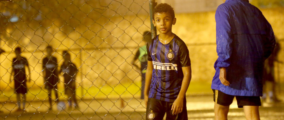 [Allenamenti sotto la pioggia a Rio de Janeiro]