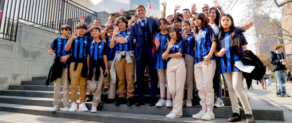 [JAVIER ZANETTI NEL CIRCLE OF SUPPORTERS DELLE NAZIONI UNITE]