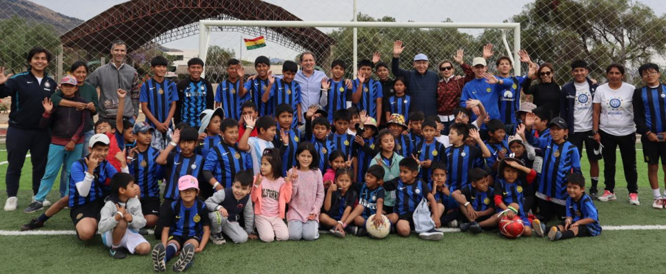 [Incontro speciale per i bambini di Inter Campus Bolivia]